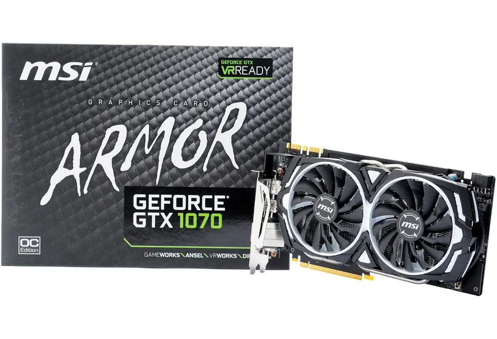 Відеокарта MSI GTX 1070 8Gb Armor OC (GTX 1070 ARMOR 8G OC) (GDDR5, 256 bit, PCI-E v3.0) Б/в - фото 4