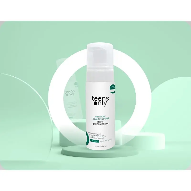 Пінка для вмивання Teens Only For-Teens Anti-Acne Cleansing Foam 13+ для проблемної шкіри проти висипань 150 мл (4820278290035) - фото 2
