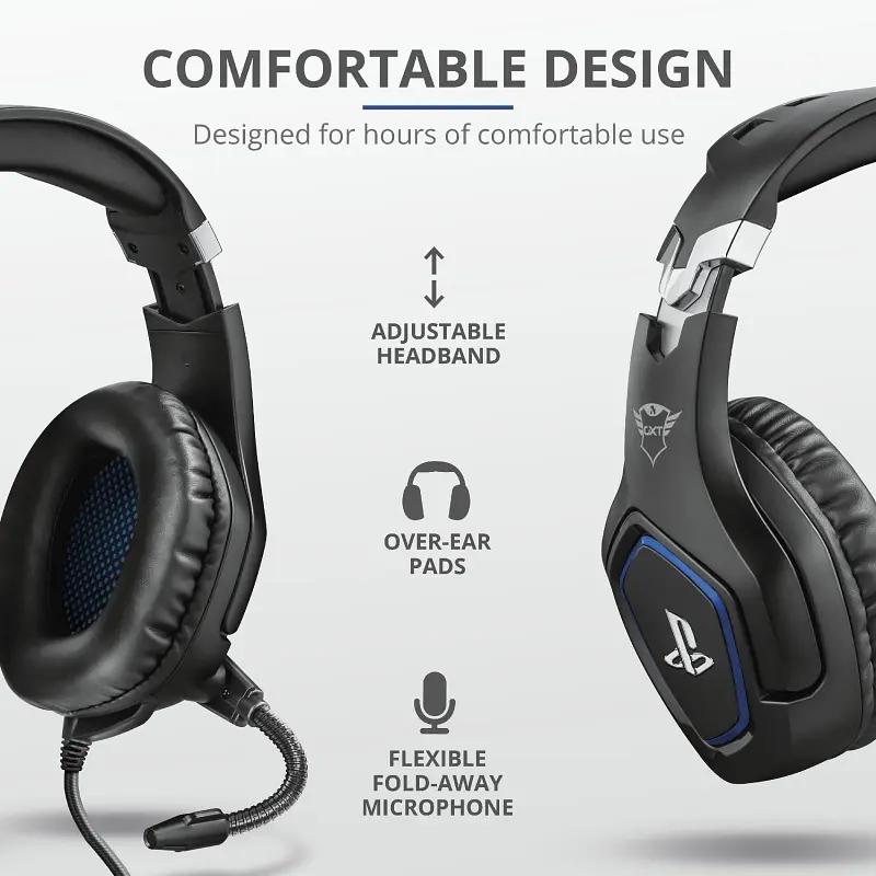 Гарнітура ігрова GXT 488 Forze-G for PS4, 3.5 мм, чорний Trust teh0013176 - фото 6