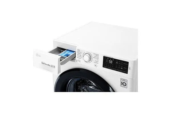Стиральная машина LG F4J5TN9W фронтальная загрузка 8 кг/1400 об. в мин./глубина 56 см/ A+++ (F4J5TN9W) - фото 10