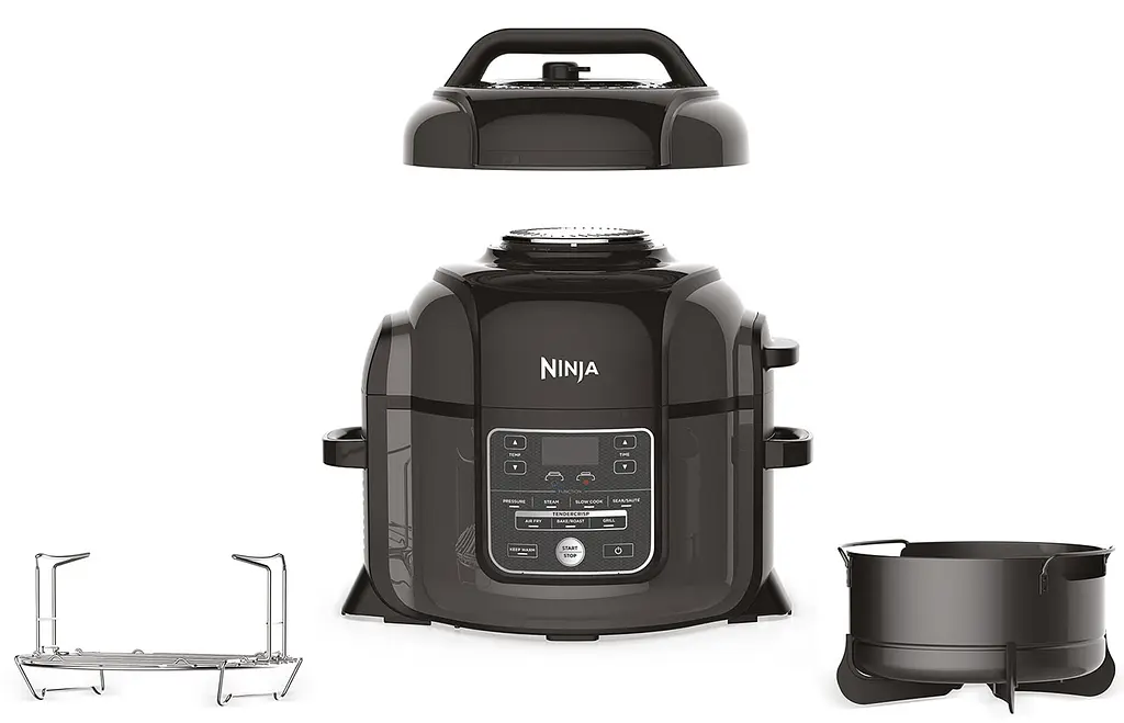 Мультиварка-скороварка Ninja Foodi Health Grill & Air Fry 7-in-1, 6 л (OP300EU) - фото 4