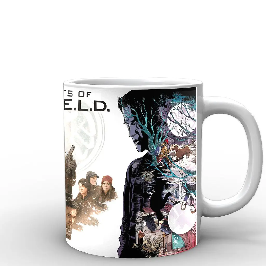 Кухоль GeekLand білі Агенти Щ.И.Т Agents of S.H.I.E.L.D. зима AS.02.014 330 мл білий - фото 3