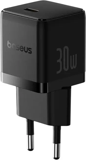Зарядний пристрій Baseus Palm Fast Charger 1C 30W EU cluster black (P10111605113-00) - фото 2