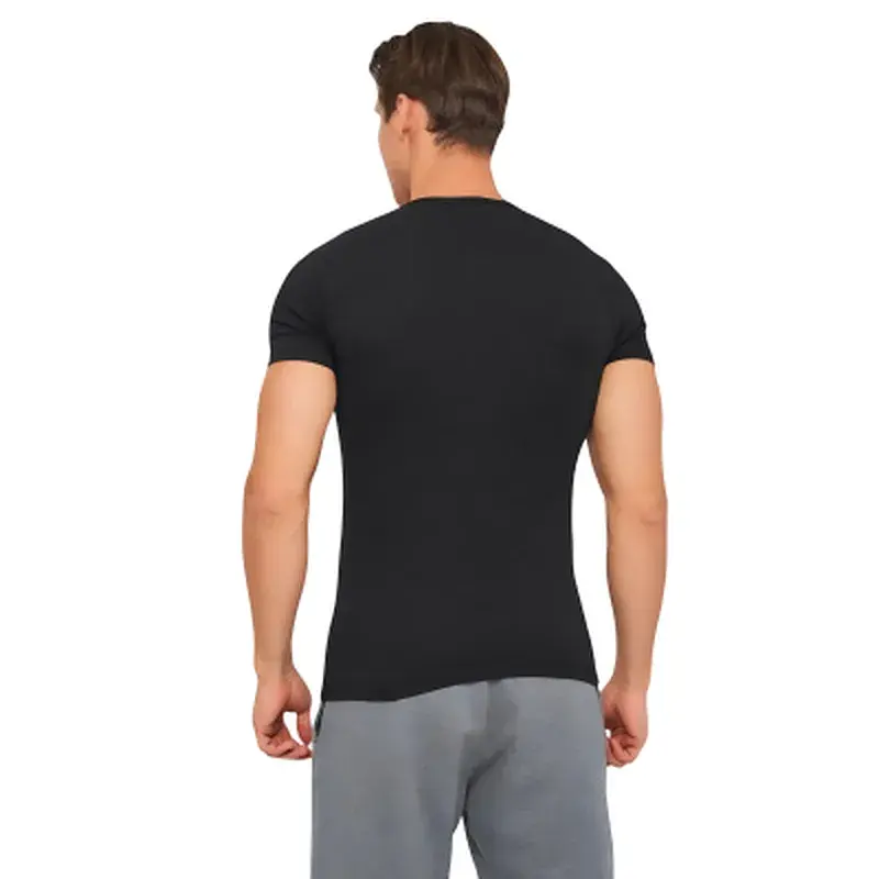 Футболка Kappa T-shirt Mezza Manica Girocollo K1304 Antracite антрацит XXL (8052394813898) - фото 2