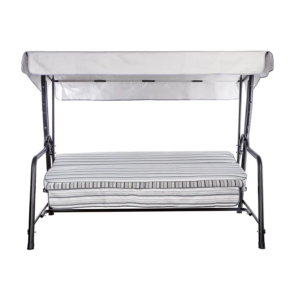 Садовая диван-качалка Ost-Fran Seattle Текстиль М-102, крыша Текстиль 2649 - фото 3