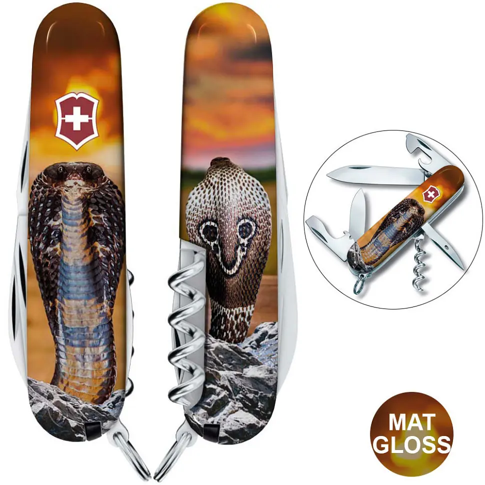 Ніж Victorinox Spartan Zodiac 91мм 13функ Королівська кобра - фото 3