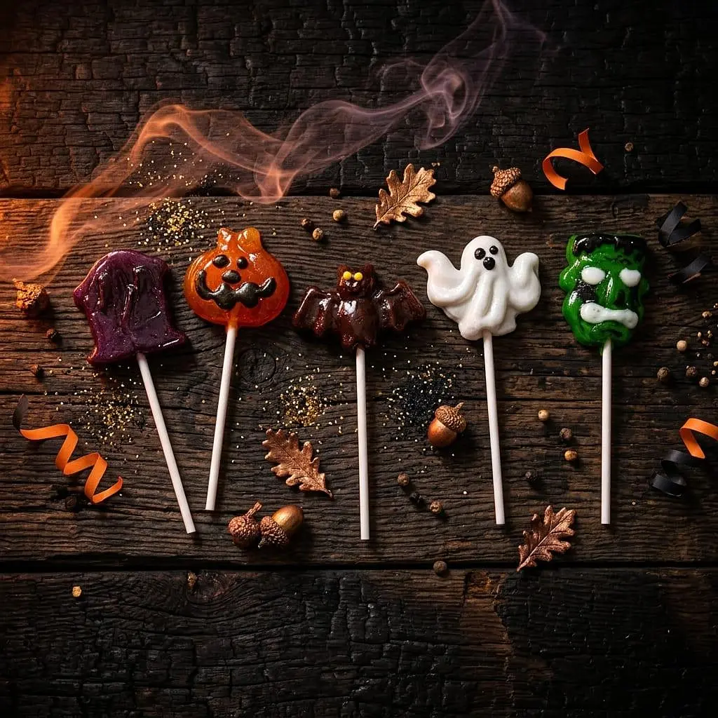 Льодяник на паличці Amos Halloween Candy Lollipop 1шт - фото 3
