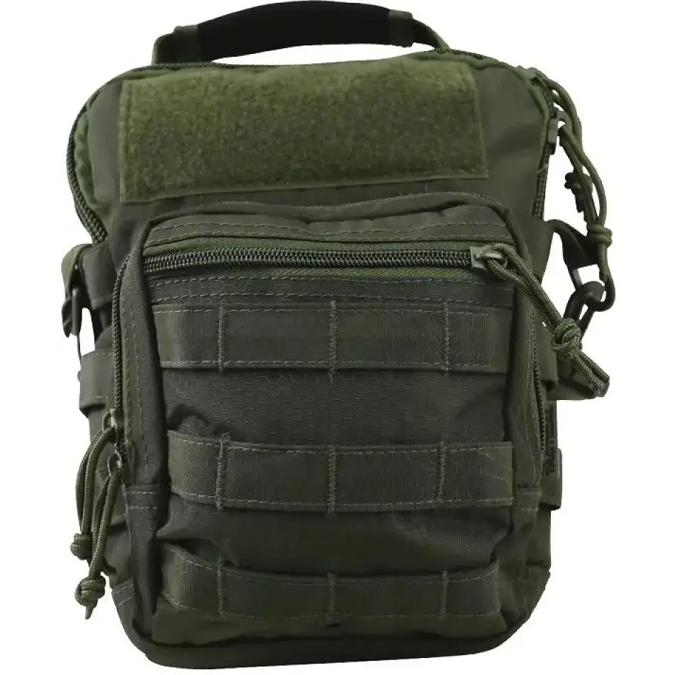 Сумка на плечо Kombat UK Hex-Stop Explorer Shoulder Bag Оливка (KB-HSESB-OLGR) - фото 2