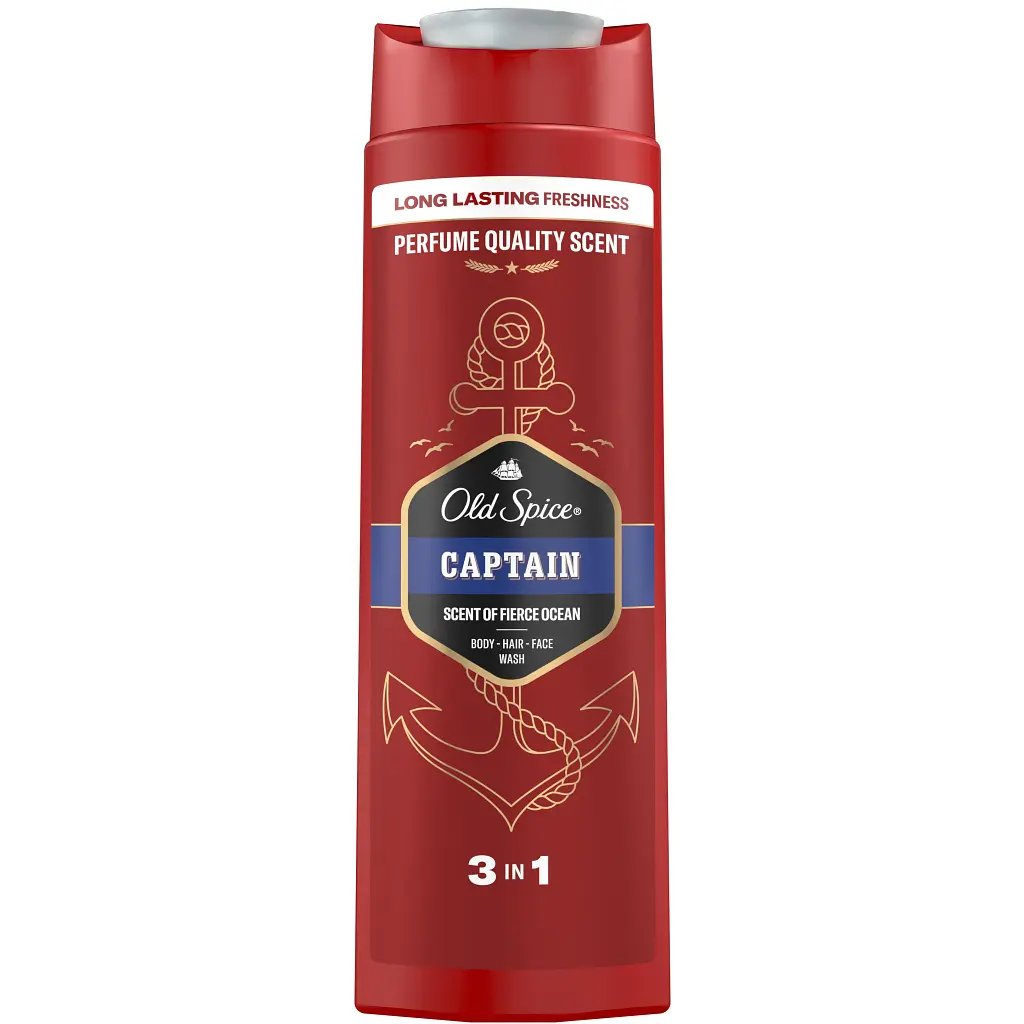 Гель для душу Old Spice Captain 400 мл (8001090965615/8700216859820) - фото 2