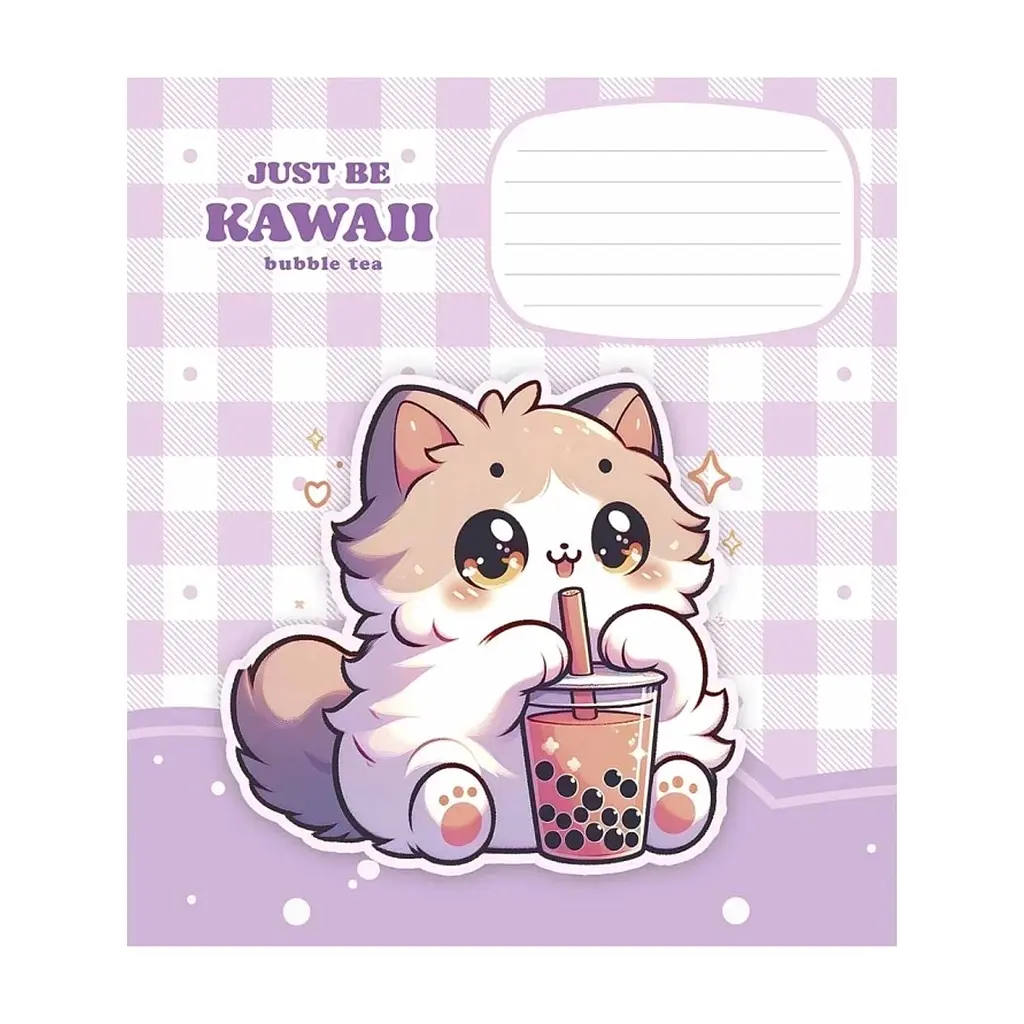 Зошит Школярик Just be kawaii 12 аркушів клітинка (012-3480K), в асортименті - фото 2