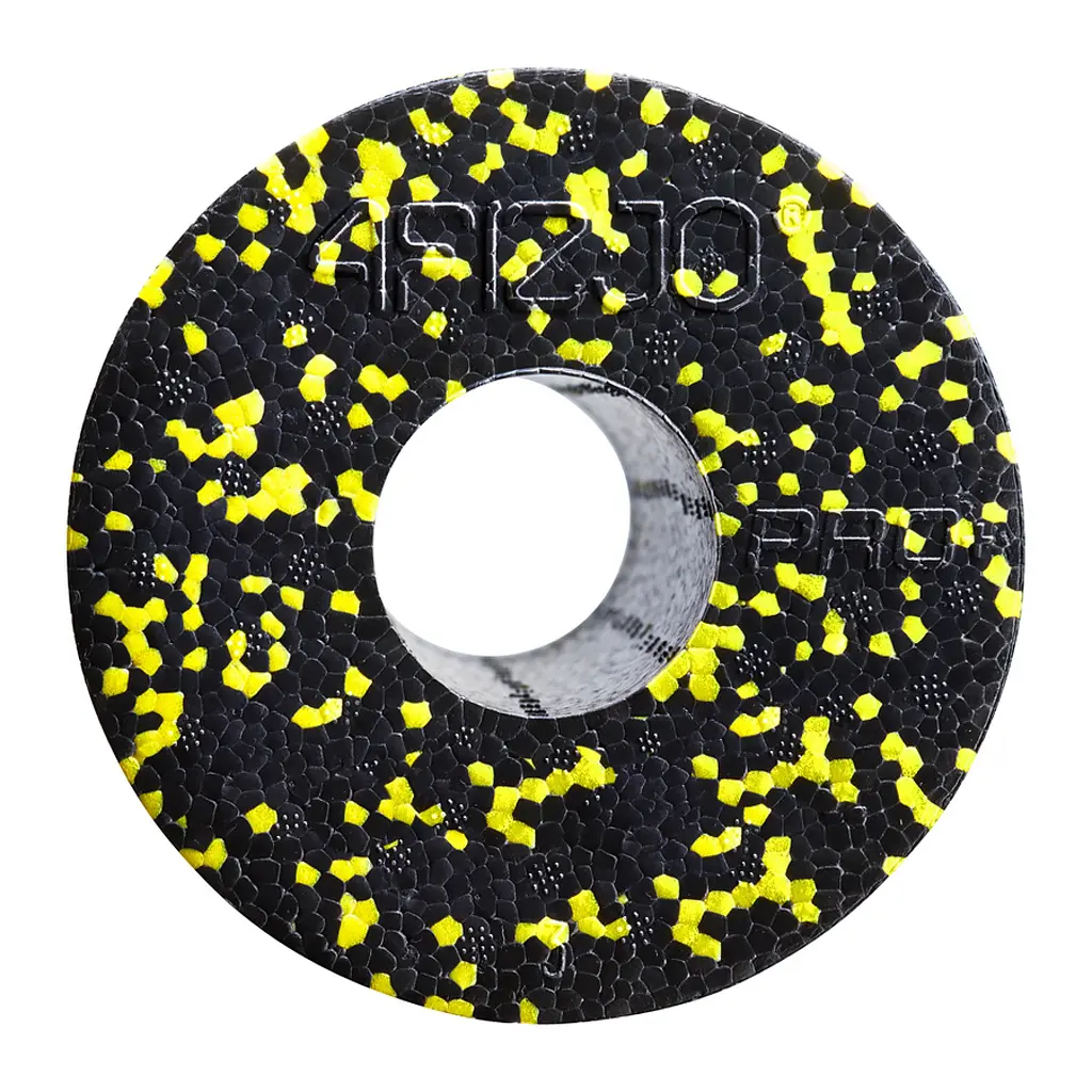 Масажний ролик 4FIZJO EPP PRO+ 33 x 14 см (валик, ролер) гладкий 4FJ0055 Black/Yellow (P-5907222931431) - фото 2