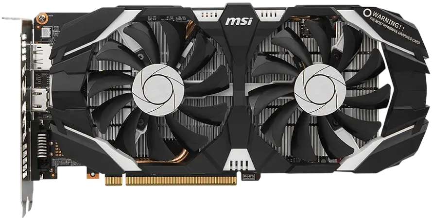 Відеокарта GeForce GTX 1060 6GB MSI (GTX 1060 6GT V1) Б/В - фото 2