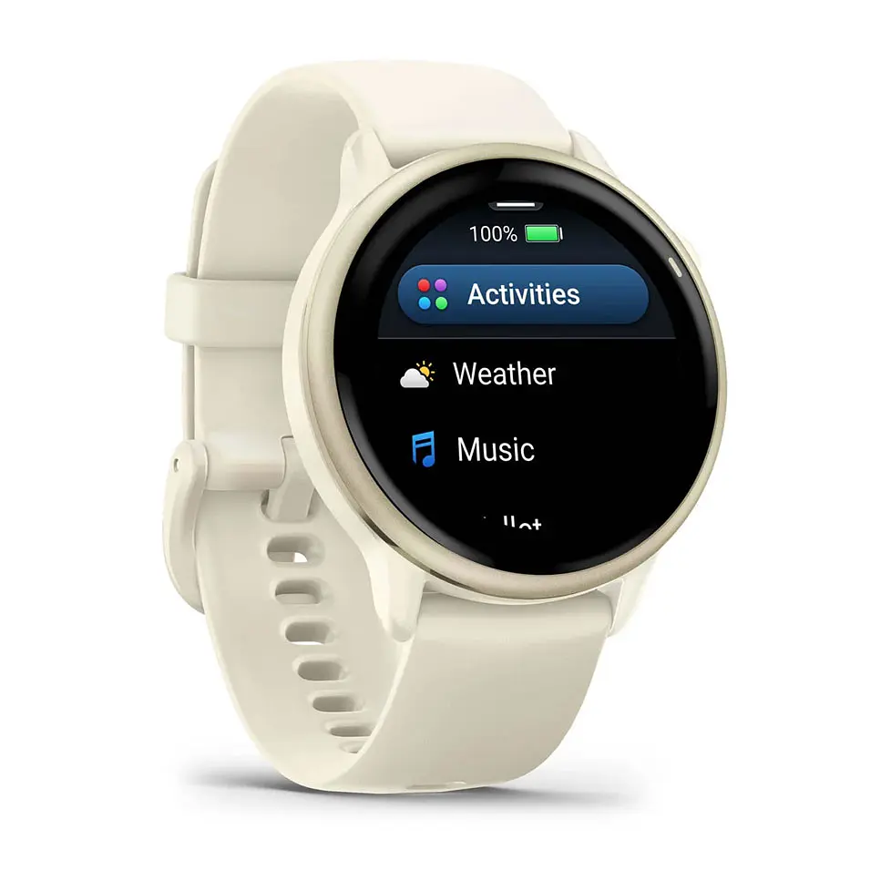 Смарт-годинник Garmin Vivoactive 6 GPS Bone/Lunar Gold - фото 2
