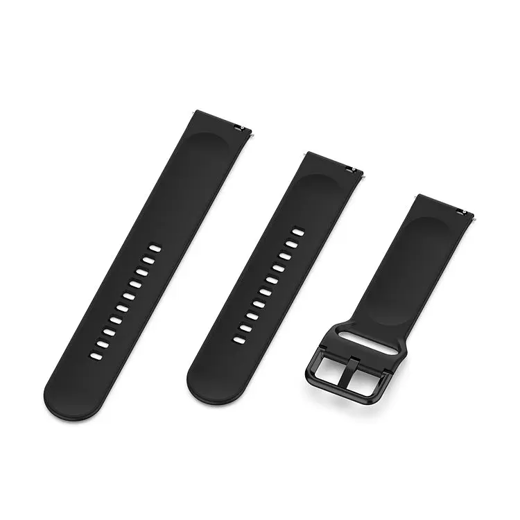 Ремінець для смарт-годинника силіконовий BeWatch Samsung S 20 мм Чорний (1012301S) - фото 4