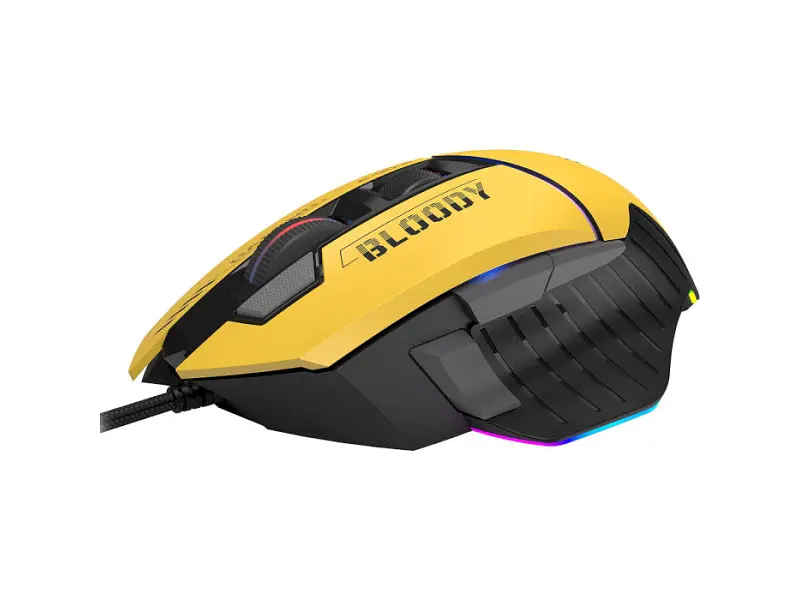 Миша A4Tech Bloody W95 Max Sports Lime - фото 2