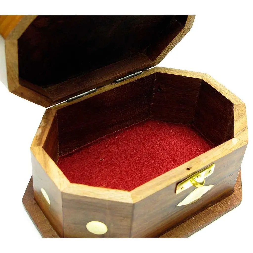 Скринька рожеве дерево 16.5х11.5х12.5 см - фото 3