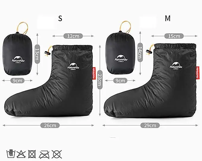 Черевики на гусячому пуху Naturehike NH18S023-T, розмір S, чорні - фото 4