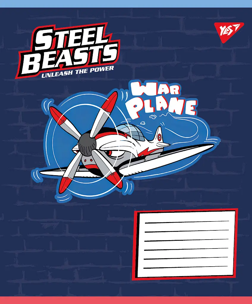 Набір зошитів шкільних YES А5/12 лінія Steel Beasts 25 шт (767710) - фото 2