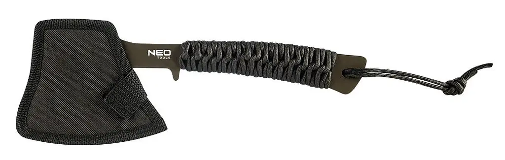Сокира Neo Tools універсальна руків'я сталева з паракордом M10 M13 M16 26см 266г нейлоновий чохол (63-118) - фото 9