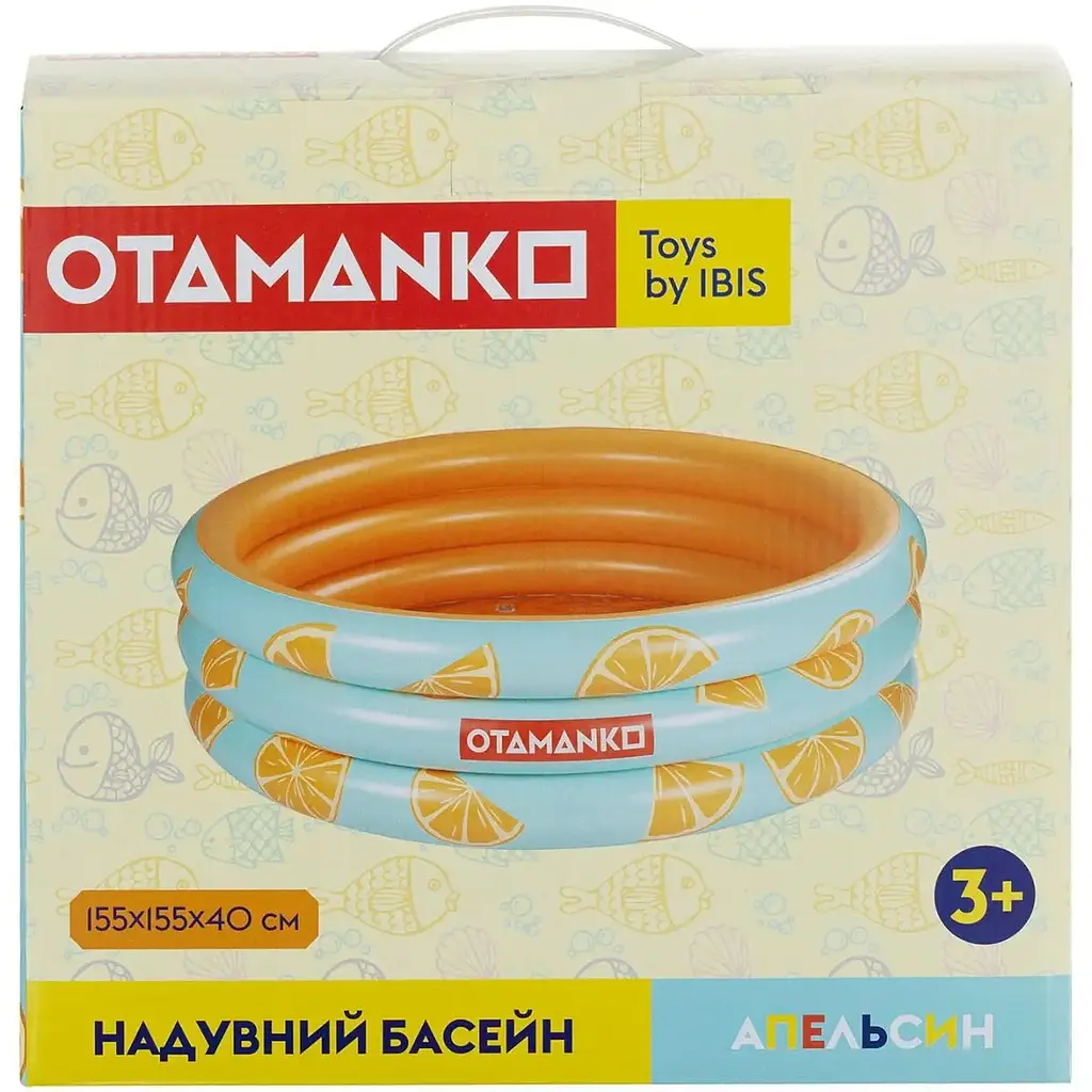 Надувний басейн Otamanko Апельсин 155х40 см - фото 3
