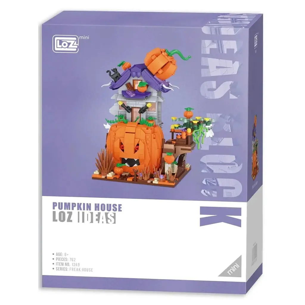 Конструктор LOZ mini Гарбузовий будиночок без фігурок (1249) - фото 2