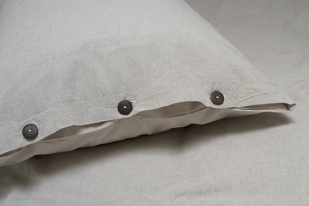 Постельное белье Lotus Home Washed cotton - Solid kahve-bej семейный - фото 5