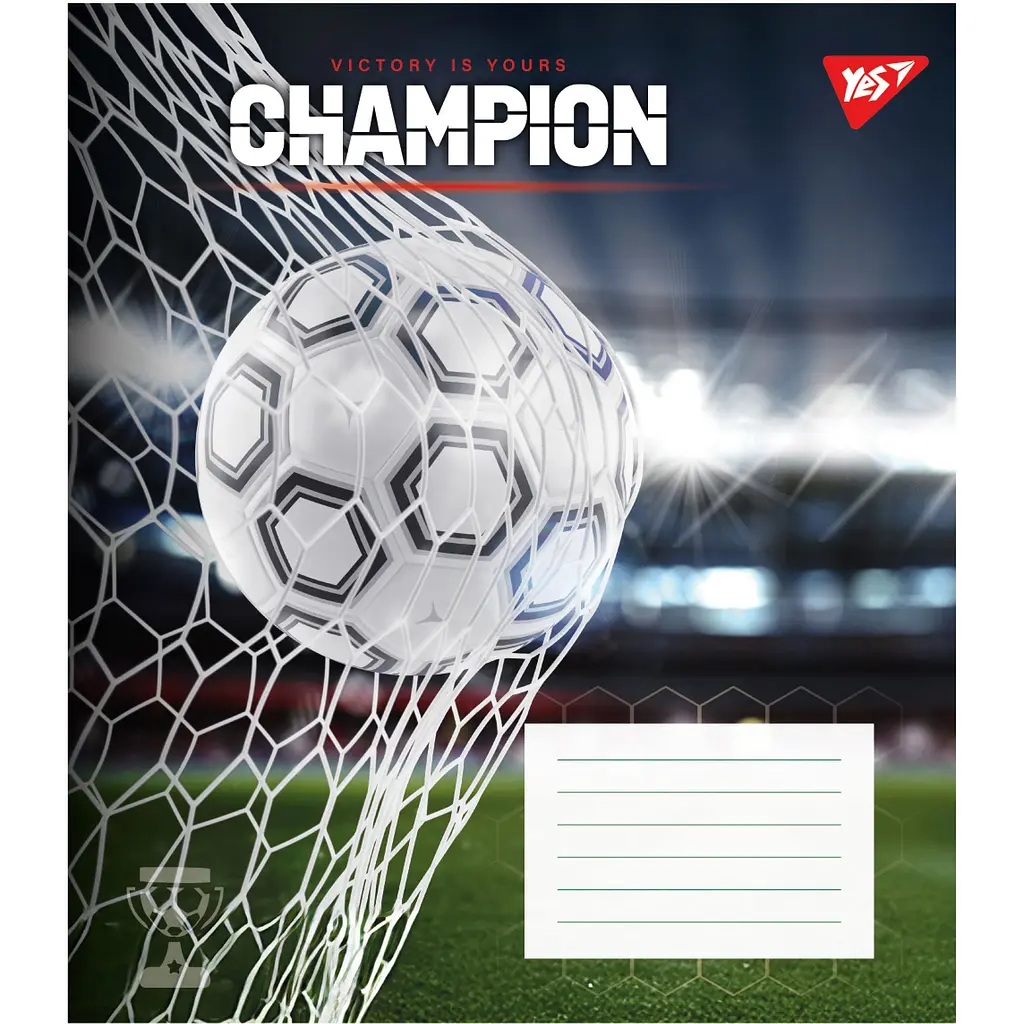Набір зошитів Yes Champion A5 в клітинку 12 аркушів 25 шт. (767818) - фото 4