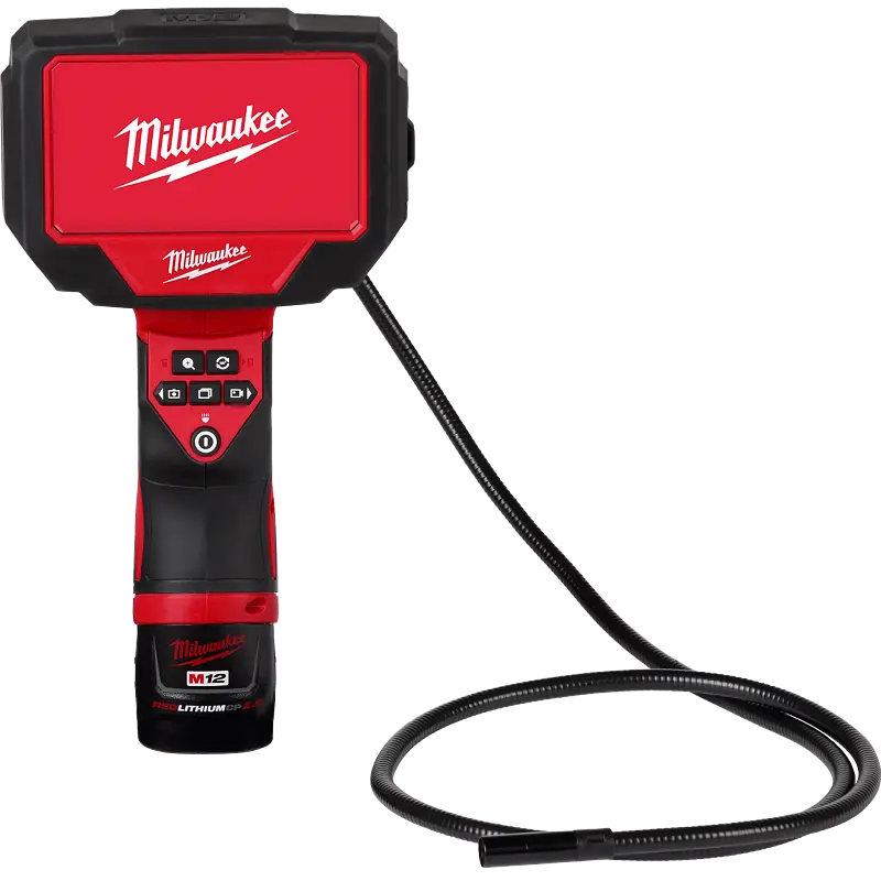 Камера цифрова акумуляторна MILWAUKEE, M12 360IC12-201C, 1м (зарядний пристрій С12 С, 1 акумулятор 2А·год, кейс) - фото 2
