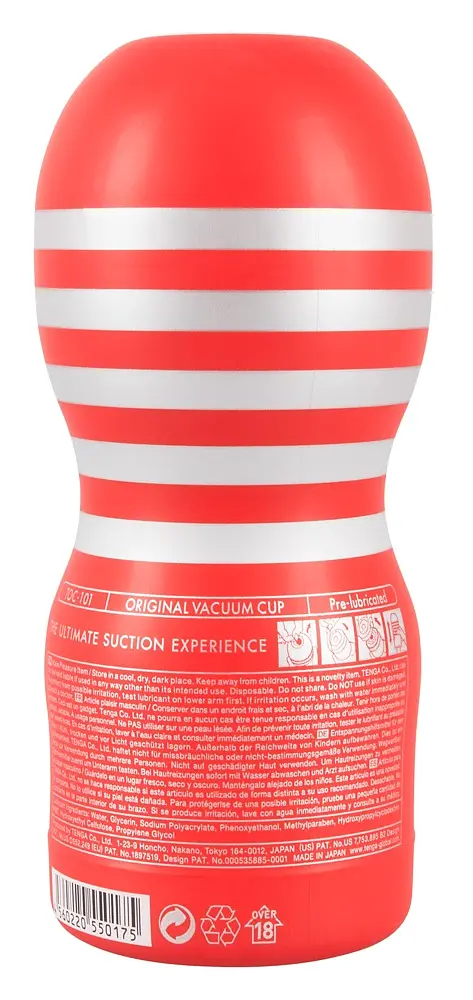 Мастурбатор Tenga Deep Original Vacuum Cup прозрачный - фото 7