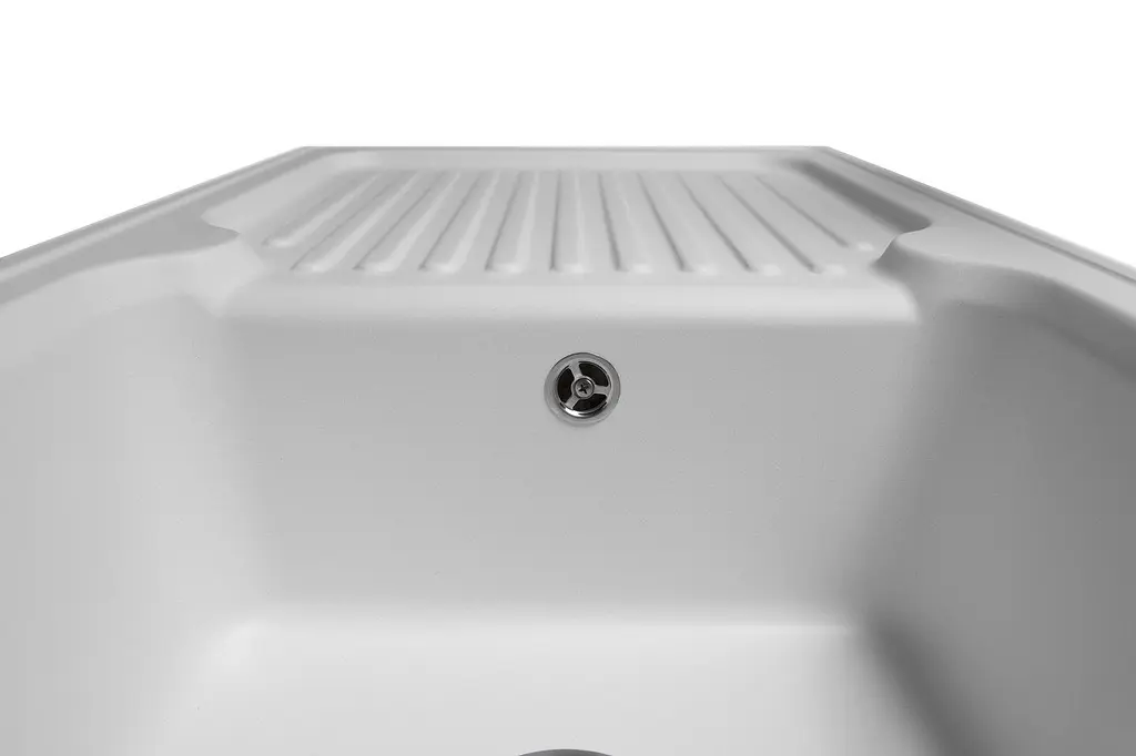 Кухонна мийка гранітна Miraggio Orlean white 861x496x210 00209002, Білий - фото 6