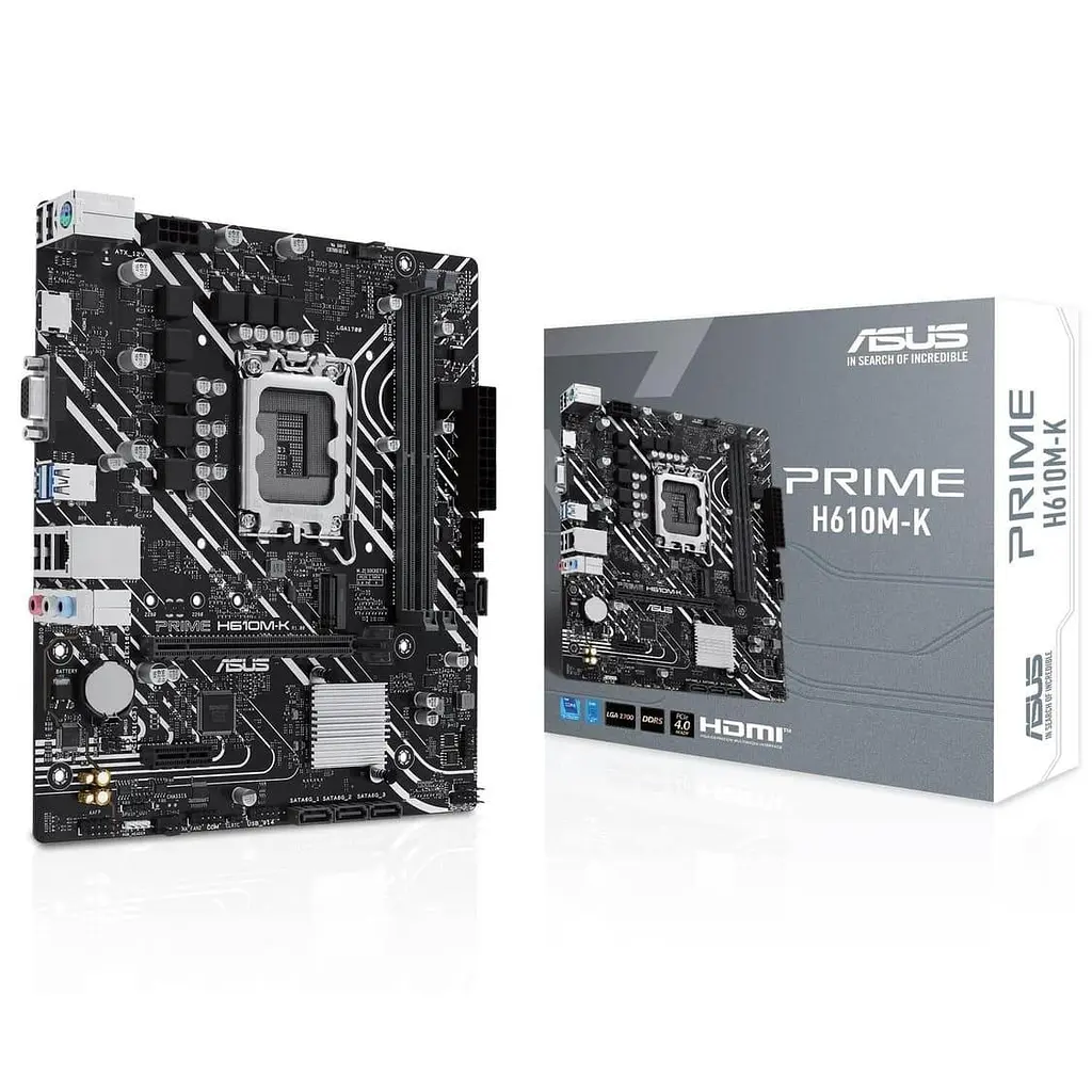 Материнська плата ASUS PRIME H610M-K (PRIME H610M-K) (Socket 1700, Intel H610, Micro-ATX) - фото 5