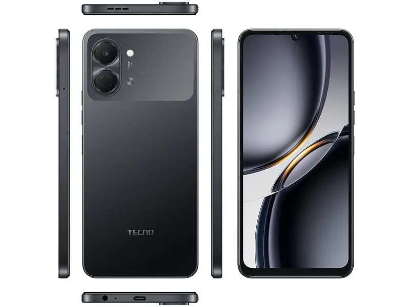 Смартфон Tecno Spark Go 3 4/128GB Ink Black (4894947105272) - фото 7