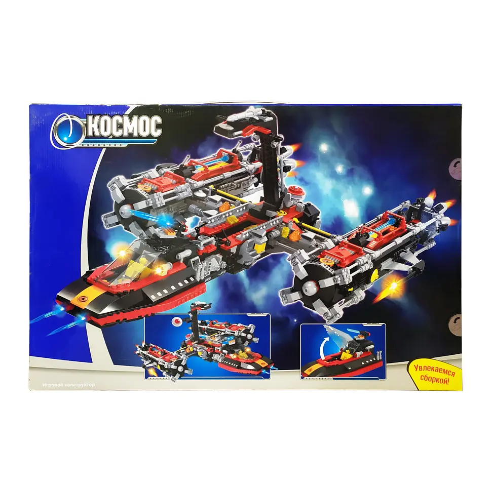 Дитячий конструктор Космічний корабель Bambi 25114 1758 елементів - фото 2