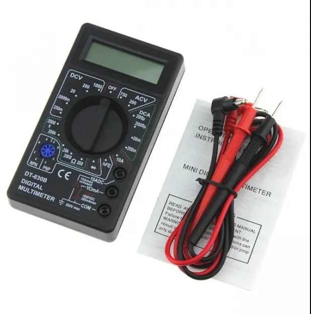 Цифровий мультиметр тестер Digital DT-830B - фото 4