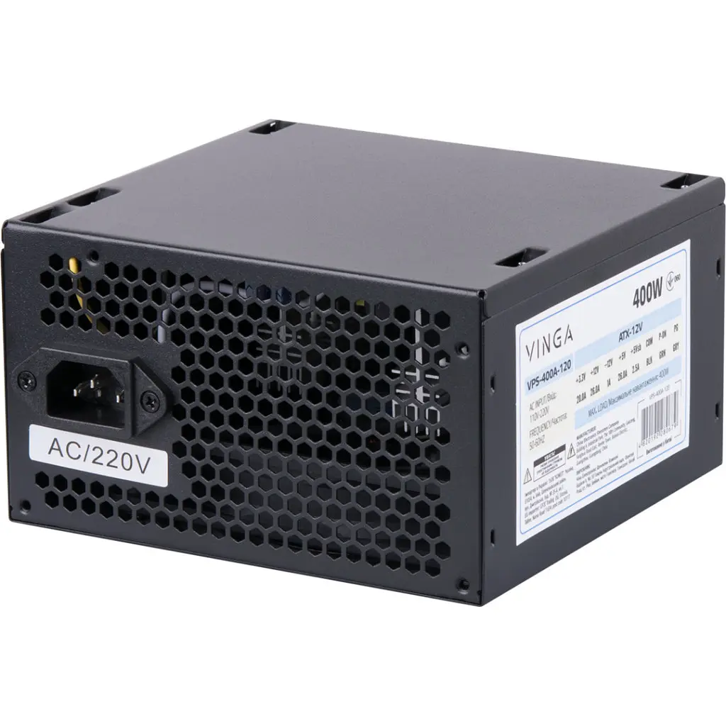 Блок живлення Vinga 400W ОЕМ (VPS-400A-120) - фото 5