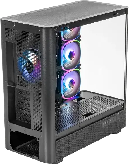 Корпус QUBE MASTERFORCE RGB Black (MASTERFORCE_GBNU3) - фото 4