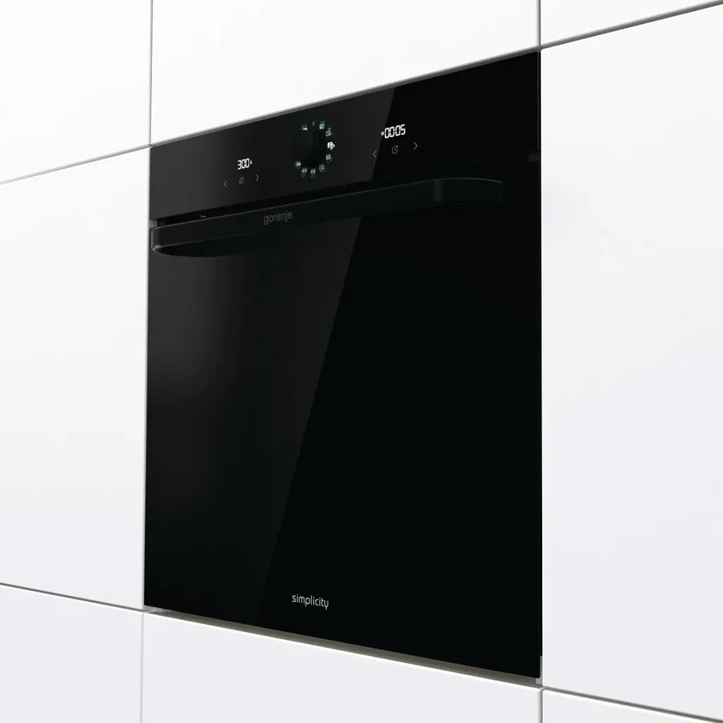 Духова шафа електрична Gorenje 77 л A пара дисплей макс.темпер.-300 чорний - фото 5