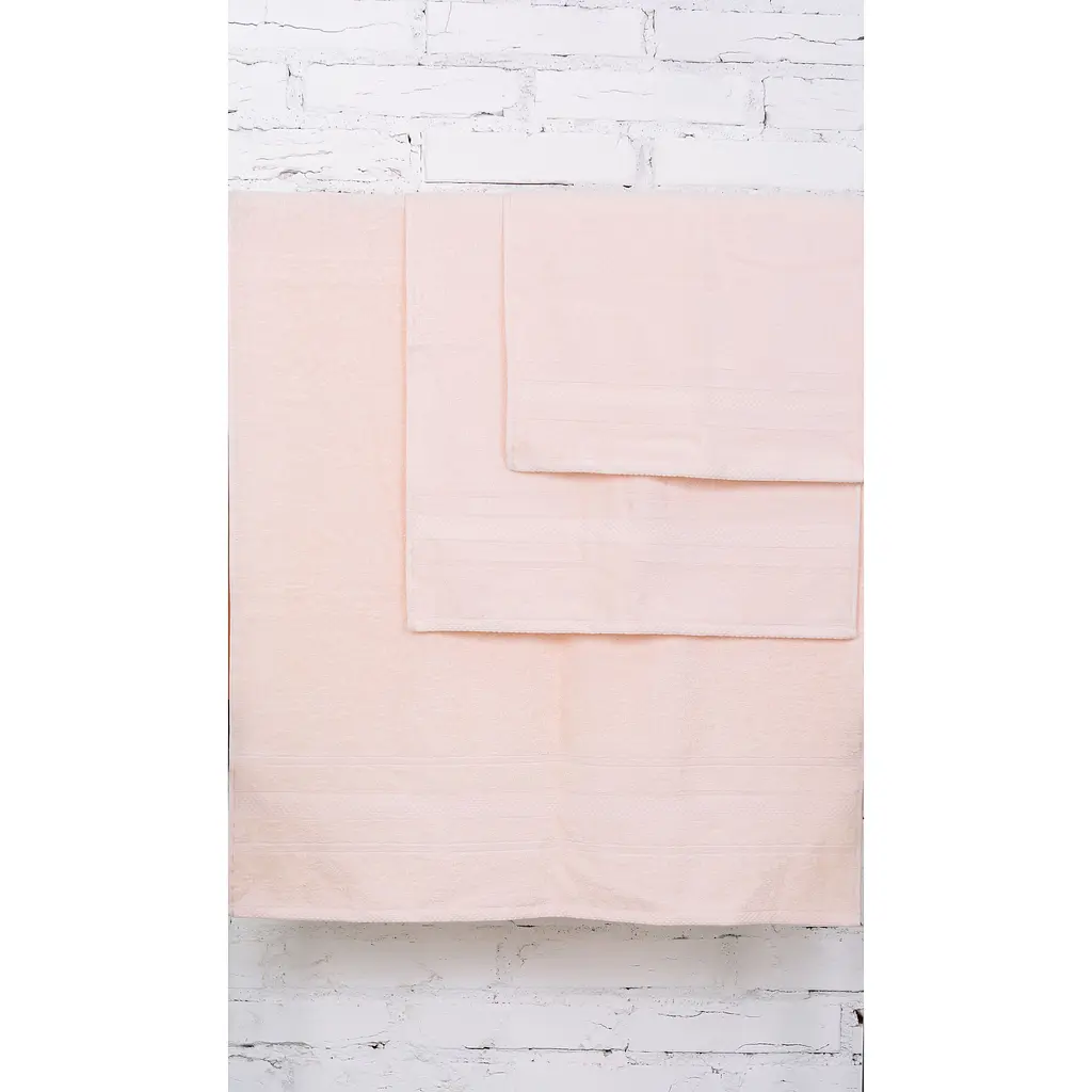 Набір банних рушників №5080 Elite SoftNess Peach, 3 шт. (2200003182866) - фото 3
