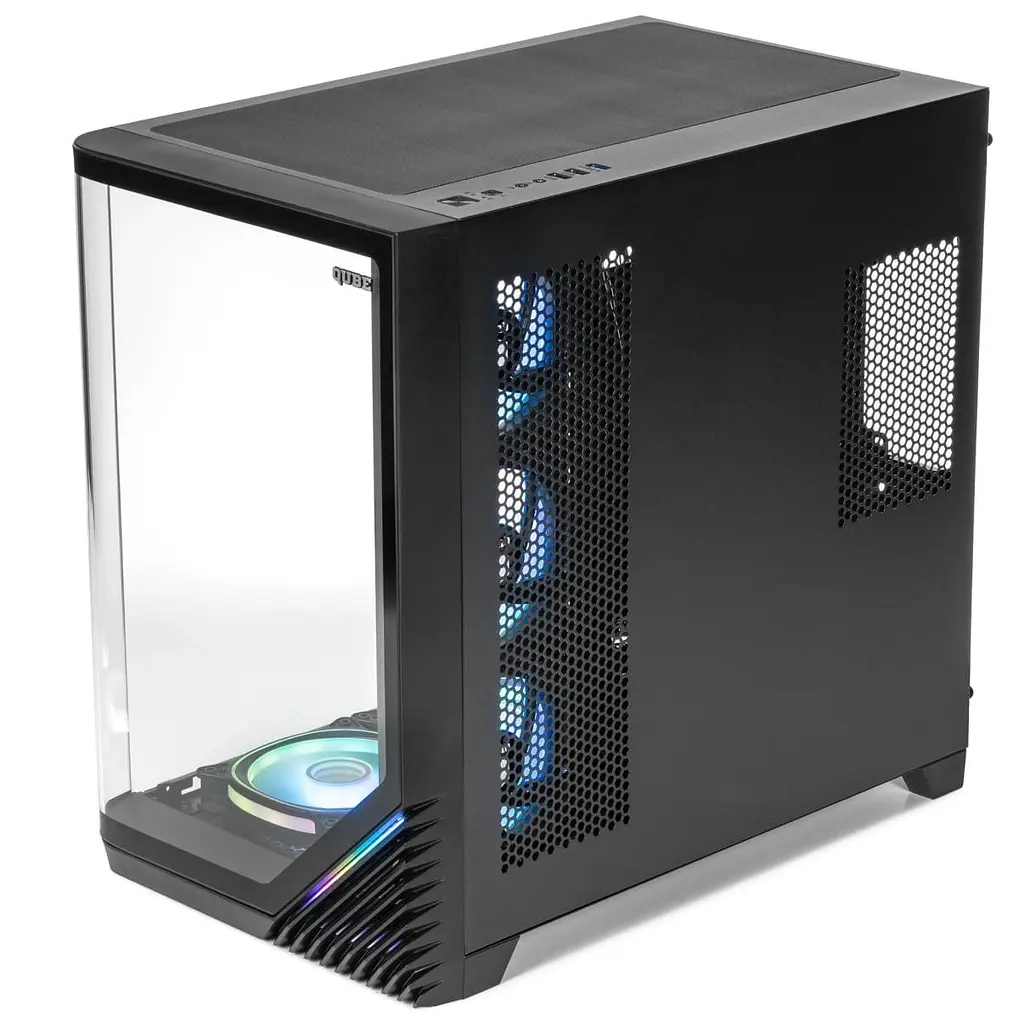 Корпус QUBE MIRAGE 7ARGB BTF черный (MIRAGE_GBNU3) без блока питания - фото 13