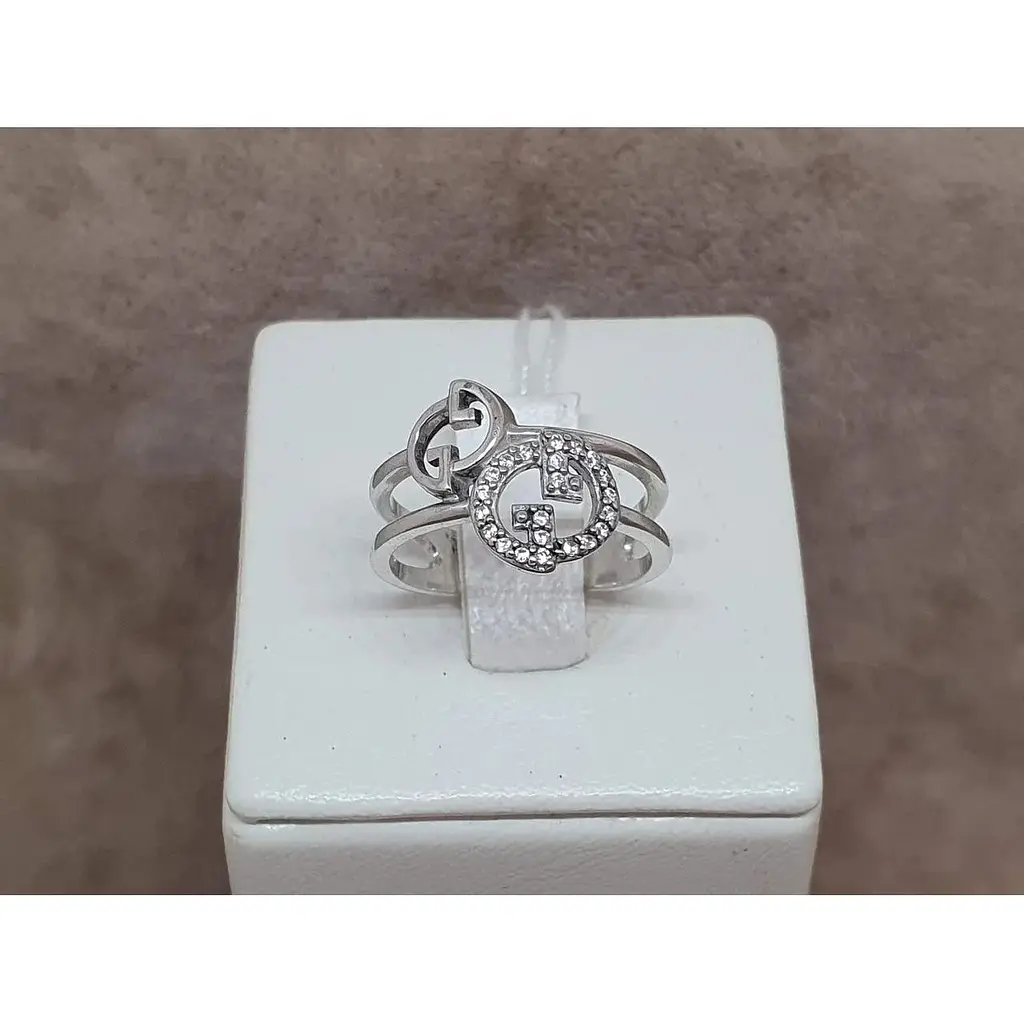 Серебряное кольцо Агни Гледия с фианитами. 1616/1Р-CZ 16,5 - фото 4