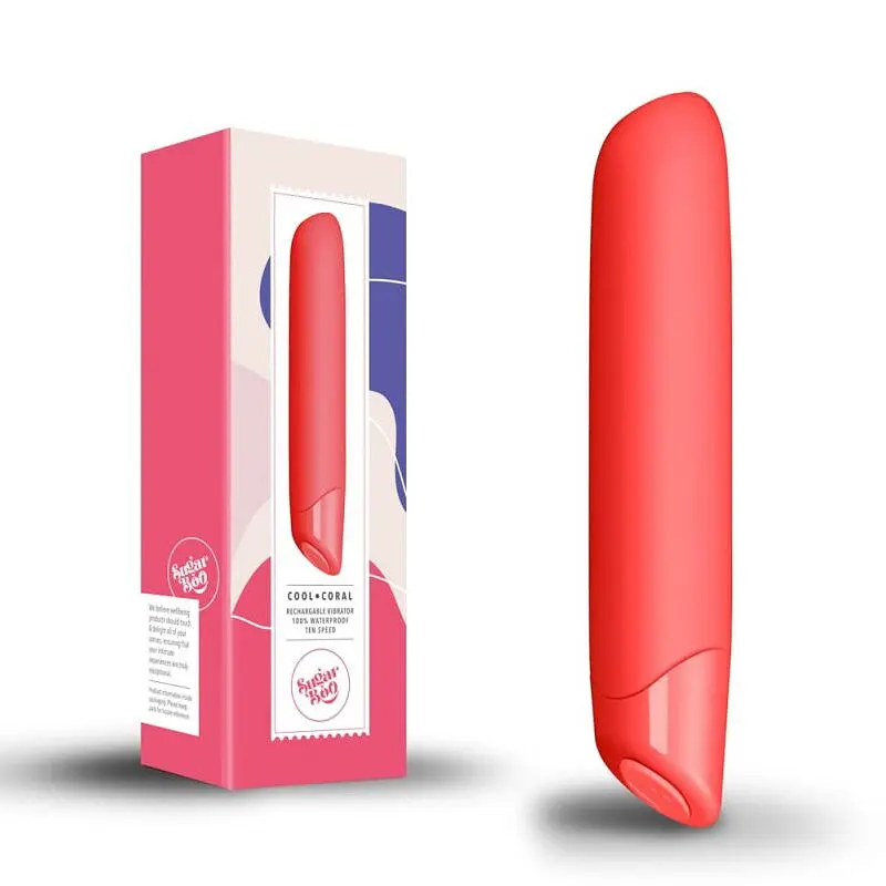 Вібратор SugarBoo Cool Coral, 10 рівнів інтенсивності - фото 4