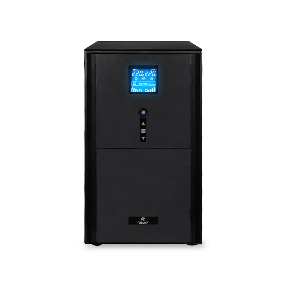 Джерело безперебійного живлення Kraft KRF-PSW3000VA/2400W(LCD)48V UPS під зовнішній акумулятор (42-00064) - фото 2