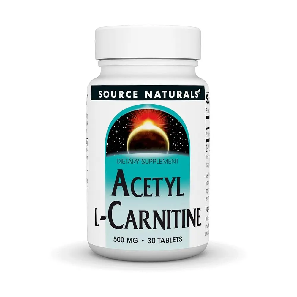 Ацетил L-карнітин Acetyl L-Carnitine 500 mg, 30 таблеток Source Naturals vit0004428 - фото 2
