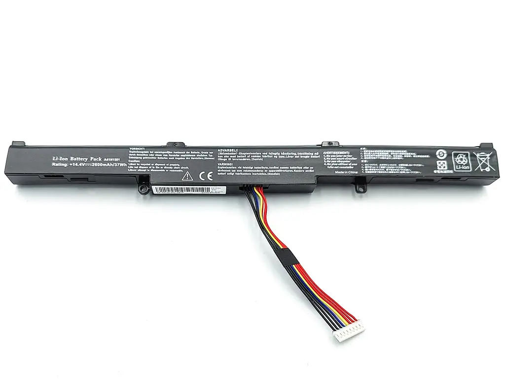 Акумулятор A41N1501 для Asus N552, N552V, N552VX, N552VW Series (14.4V 2600 mAh) - фото 2