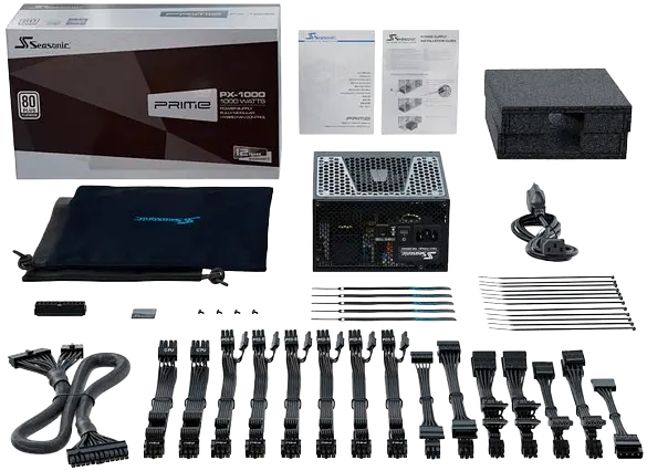 Блок питания Seasonic Prime PX-1000 1000W 80+ Platinum (SSR-1000PD) Б/У - фото 3