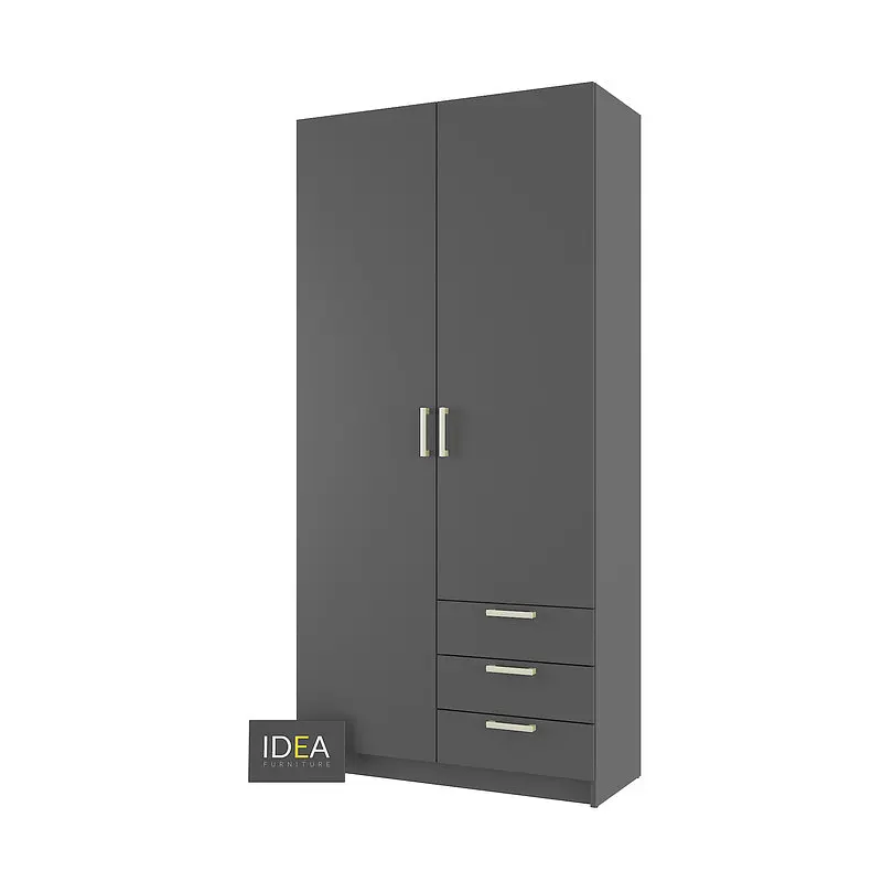 Шафа розпашна Idea Д-116 Антрацит - фото 3