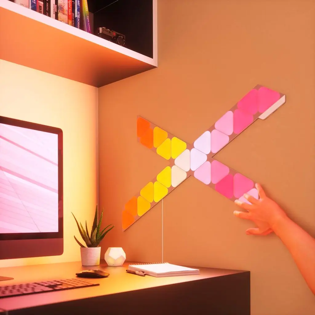 Додаткові панелі Nanoleaf Shapes Triangles Starter Kit Apple Homekit 3 шт [80705] - фото 7