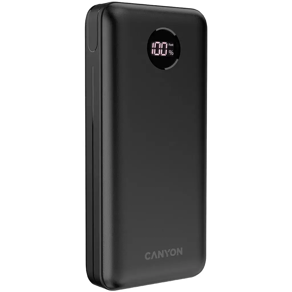Батарея універсальна Canyon PB-2002 20000mAh, PD/20W, QC/3.0/22.5W, Black (CNE-CPB2002B) - фото 2