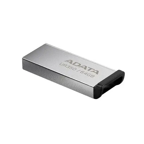 Флеш-накопичувач USB 64Gb UR350, Silver/Black, USB 3.2 Gen 1, до 100 МБ/с (UR350-64G-RSR/BK) ADATA teh0029094 - фото 3