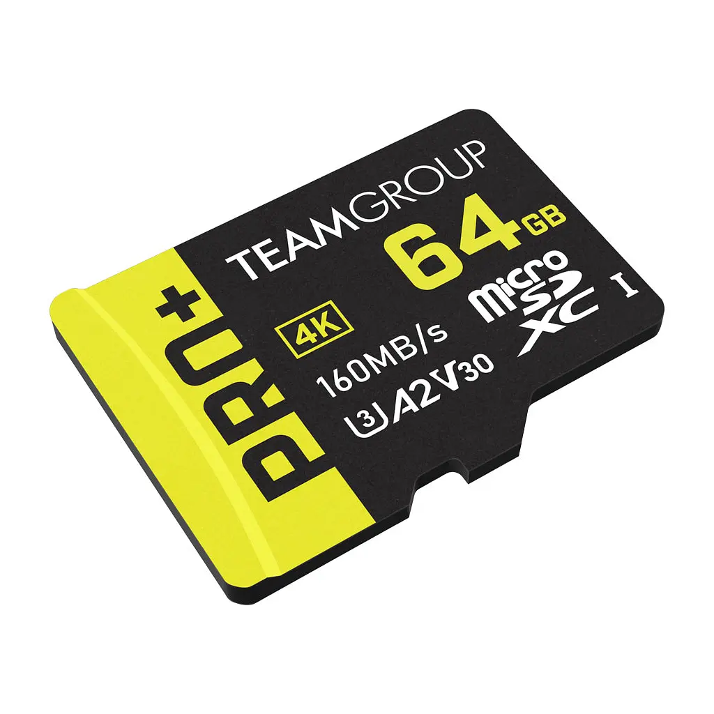 Карта пам'яті Team 64GB microSDXC class 10 UHS-I U3 V30 A2 Pro+ (TPPMSDX64GIA2V3003) - фото 2